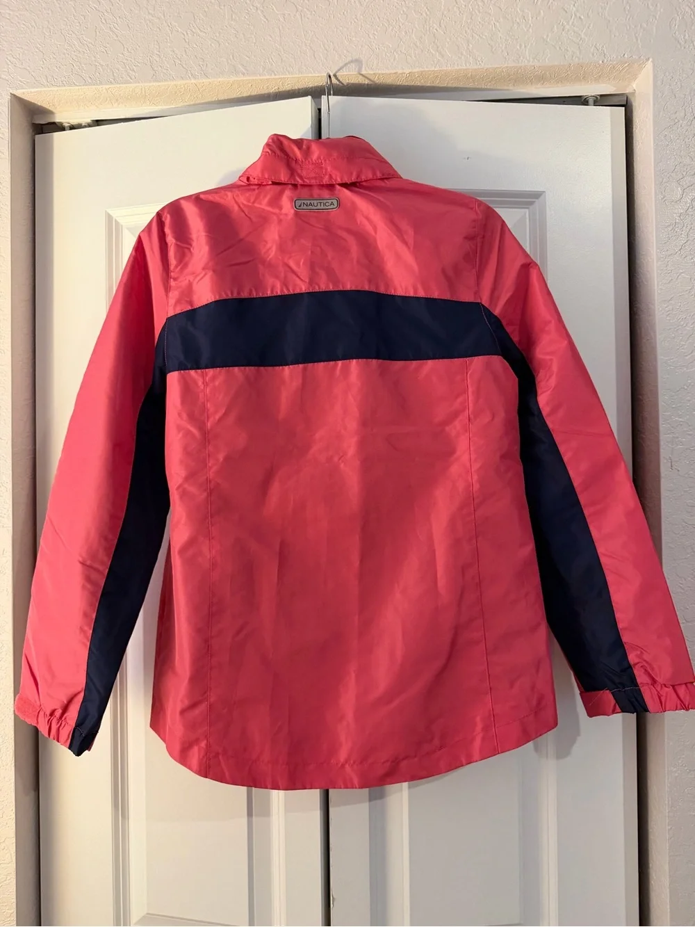 Nautica Girl’s Coral Windbreaker Rain Jacket Size XL